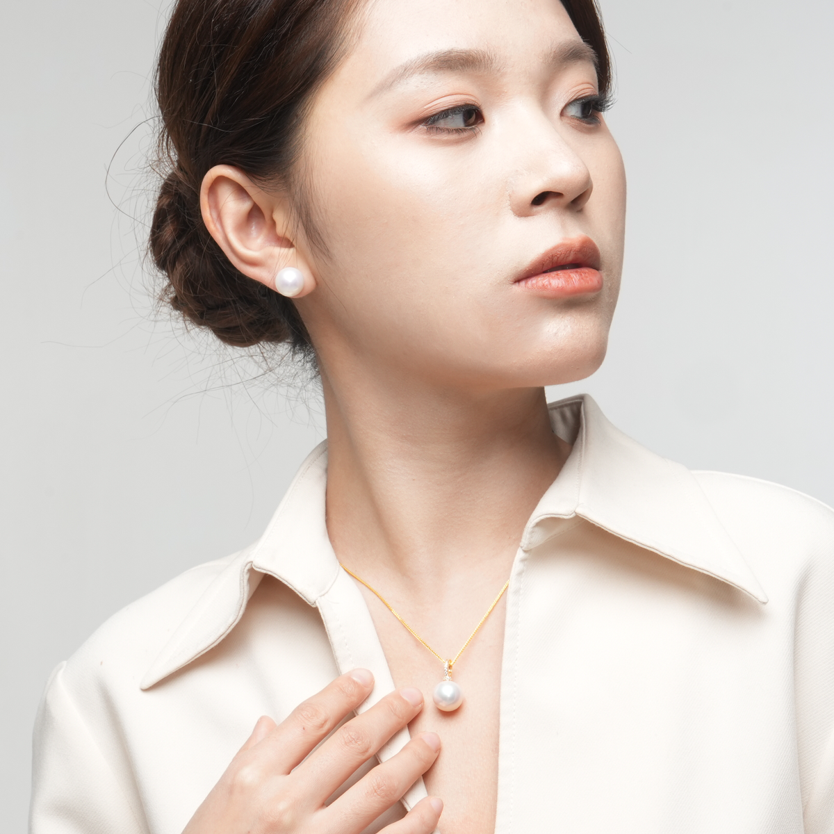 赛澳白-12-13mm白色淡水珍珠吊坠 淡水爱迪生 Pearl Pendant related product