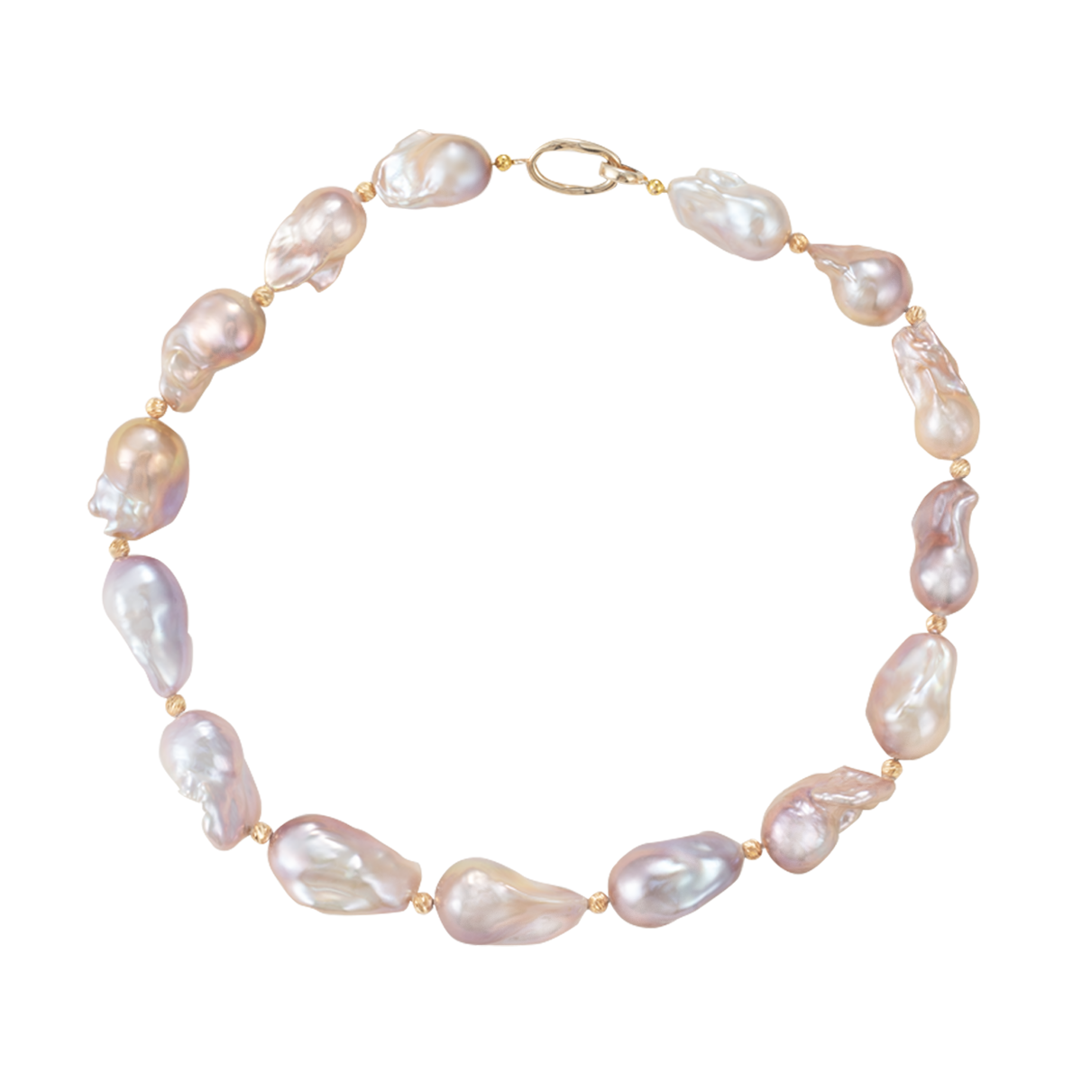 锦绣琉璃-20-30m炫彩紫淡水巴洛克珍珠项链 淡水巴洛克 Pearl Necklace detail view