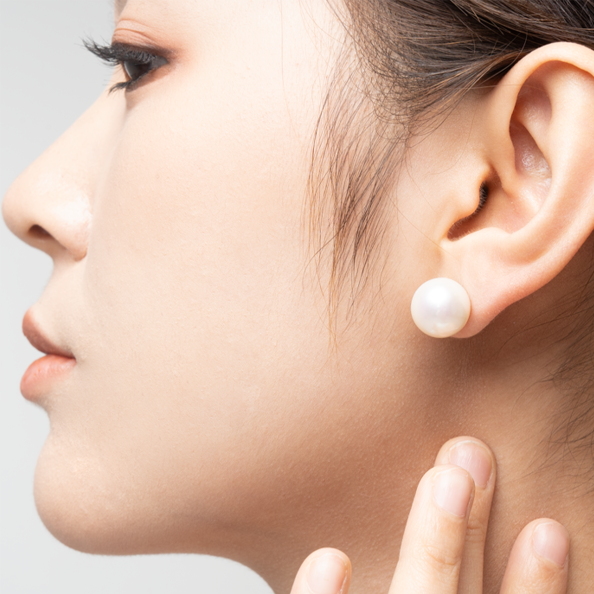 赛澳白-9-10mm、10-11mm、12-13mm白色淡水珍珠耳钉 淡水爱迪生 Pearl Earrings related product