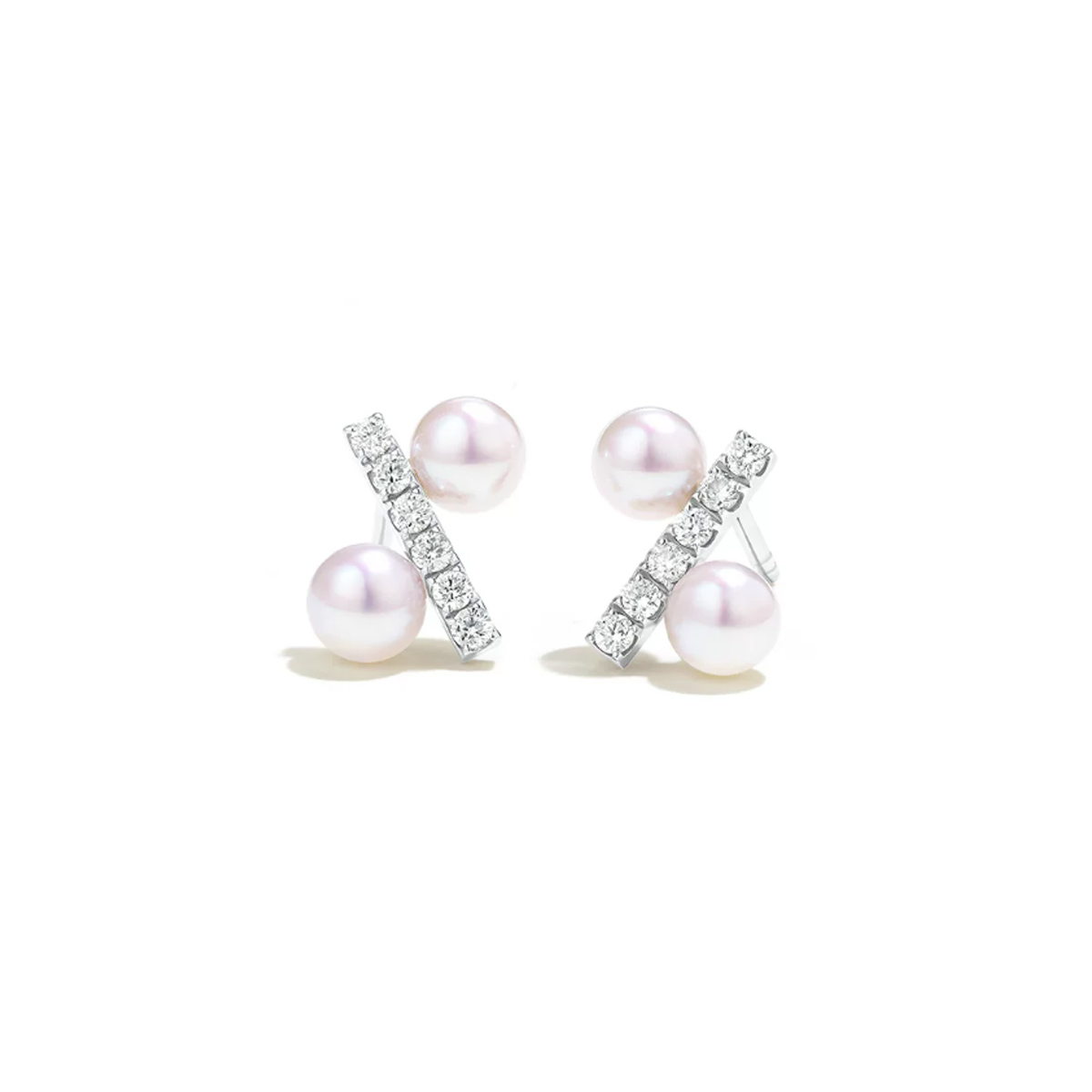 海水Akoya珍珠百分百耳钉 Freshwater Pearl Earrings product display