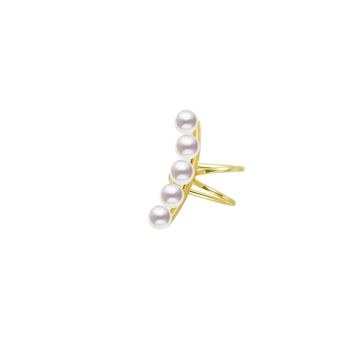 海水Akoya珍珠耳骨夹18K金法式耳环气质高级无耳洞耳钉 Freshwater Pearl Earrings related product